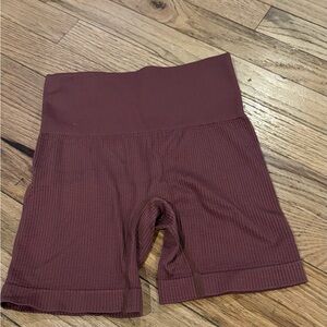 Colsie Brown Bike Shorts High-Waist Seamless